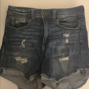 Sneak Peek High-rise Jean Shorts